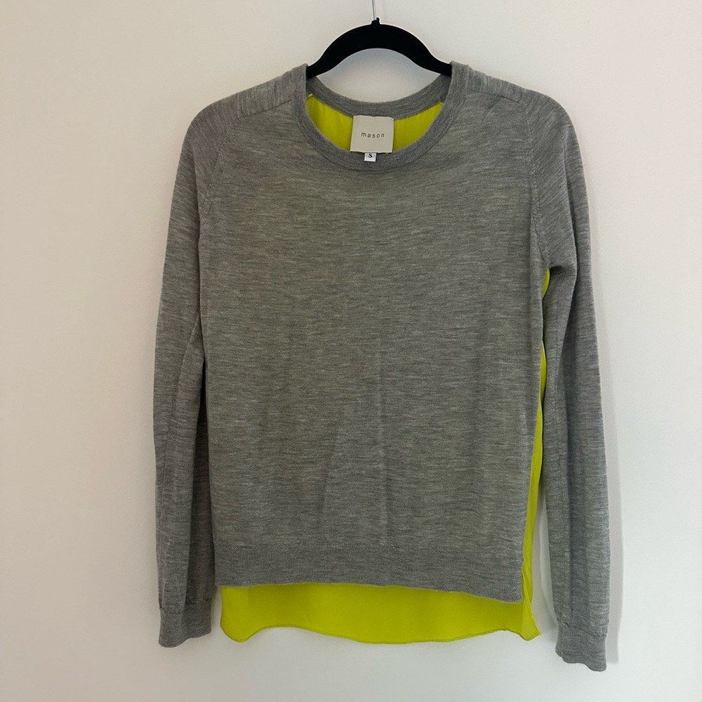 Mason silk & cashmere sweater size small